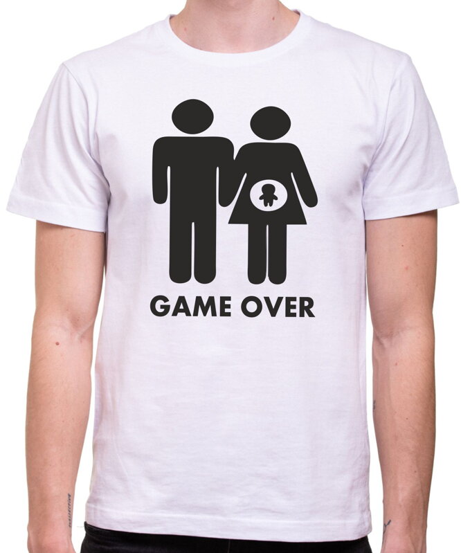 Tričko GAME OVER - dieťa na ceste Tričko GAME OVER - dieťa na ceste