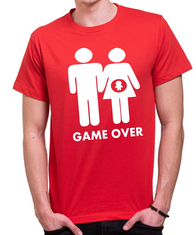 Tričko GAME OVER - dieťa na ceste Tričko GAME OVER - dieťa na ceste