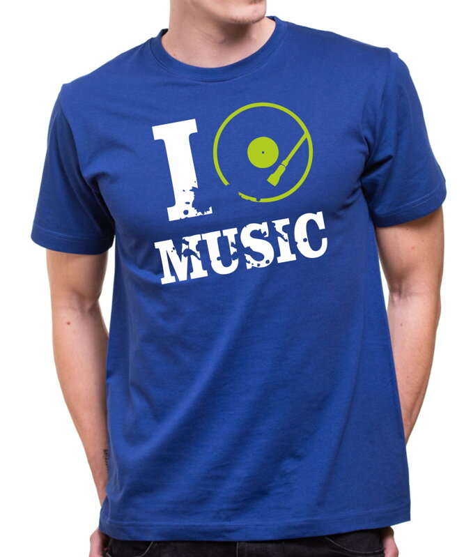 Tričko I MUSIC pánske/dámske Tričko I MUSIC pánske/dámske