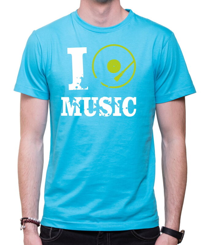 Tričko I MUSIC pánske/dámske Tričko I MUSIC pánske/dámske