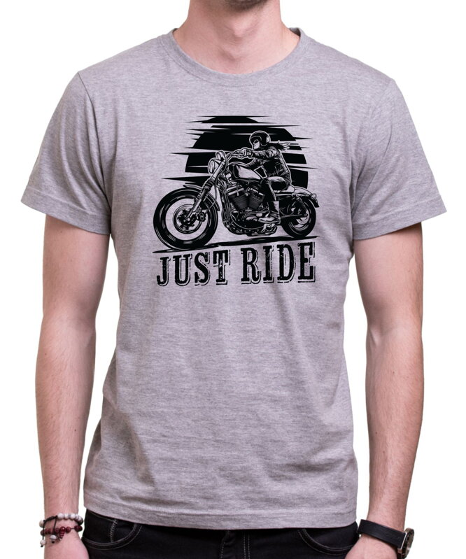 Motorkárske tričko - Just ride Motorkárske tričko - Just ride