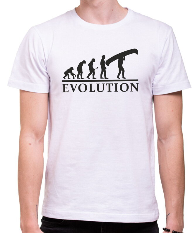 Tričko Evolúcia Vodák Tričko Evolúcia Vodák