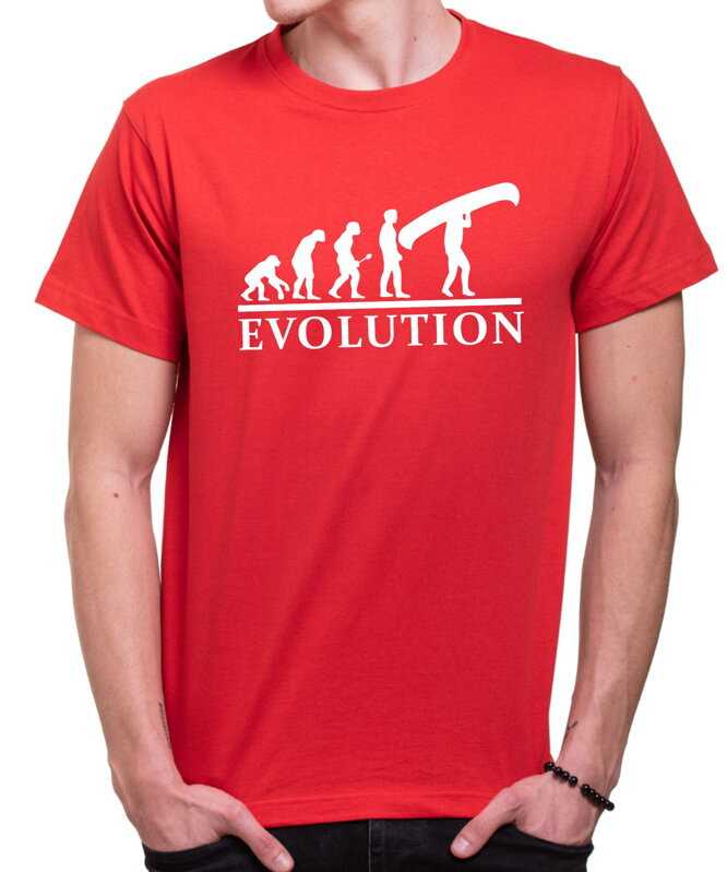 Tričko Evolúcia Vodák Tričko Evolúcia Vodák