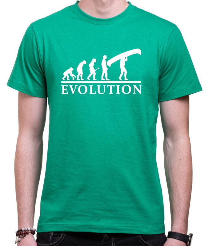Tričko Evolúcia Vodák Tričko Evolúcia Vodák