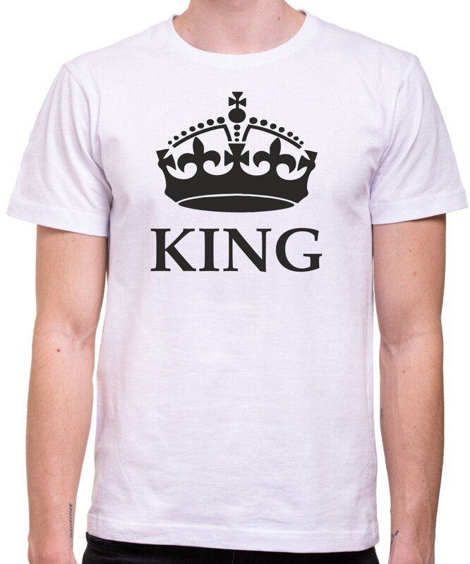 Pánske/dámske tričko KING - QUEEN (kráľ/královna) Pánske/dámske tričko KING - QUEEN (kráľ/královna)