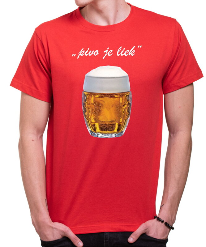 Tričko - Pivo je liek Tričko - Pivo je liek