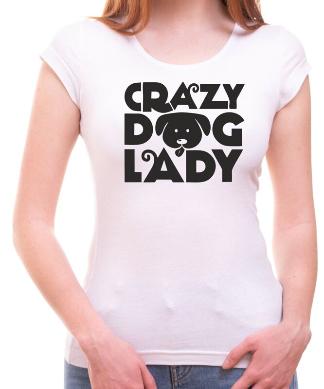 Tričko - Crazy dog lady