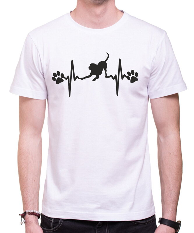 Tričko - EKG psíčkar Tričko - EKG psíčkar