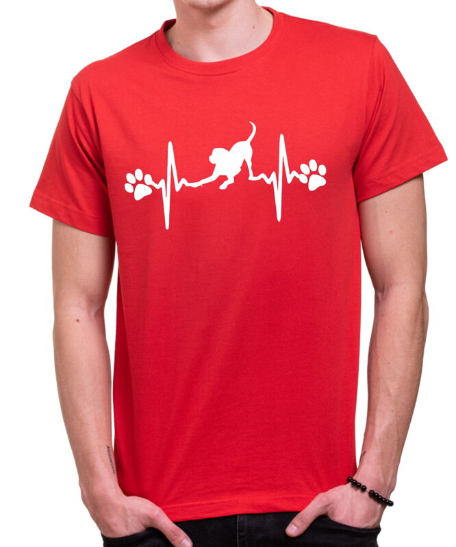 Tričko - EKG psíčkar Tričko - EKG psíčkar