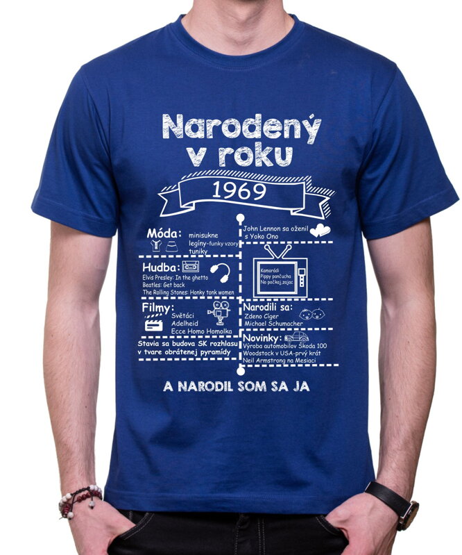 Retro tričko - Skvelý ročník 1969 Retro tričko - Skvelý ročník 1969