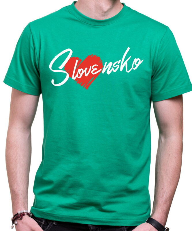 Tričko dámske/pánske - Slovensko-love Tričko dámske/pánske - Slovensko-love