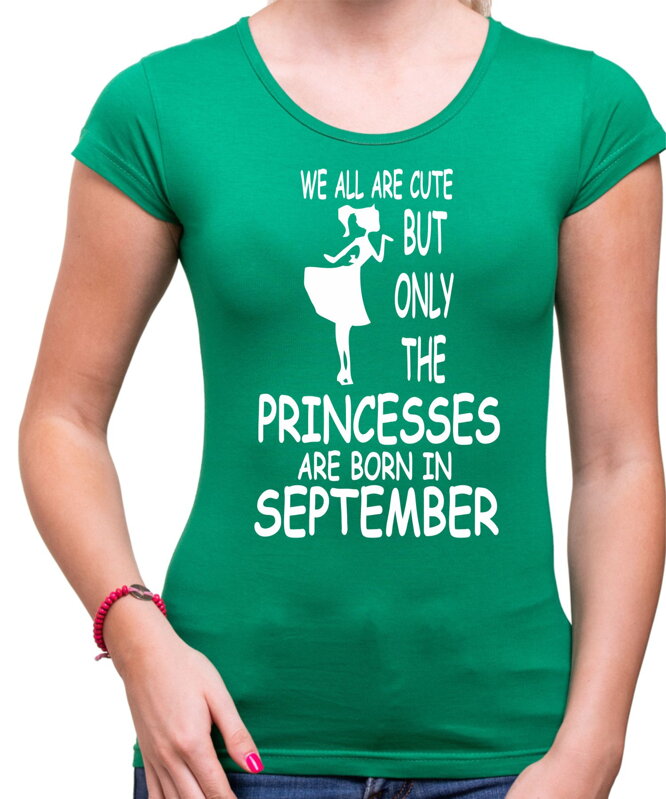 Dámske narodeninové tričko - PRINCESSES ARE BORN IN ... (zvolte mesiac) Dámske narodeninové tričko - PRINCESSES ARE BORN IN ... (zvolte mesiac)
