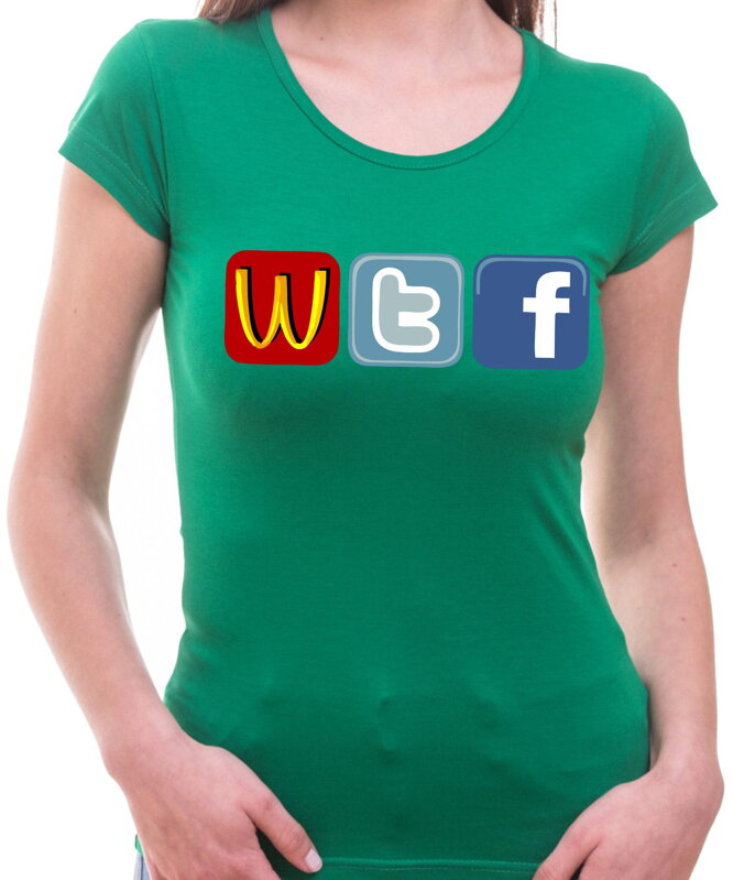 Dámske tričko - WTF Social sites Dámske tričko - WTF Social sites