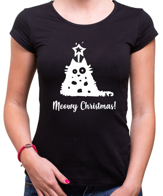 Tričko - Meowy Christmas! Tričko - Meowy Christmas!