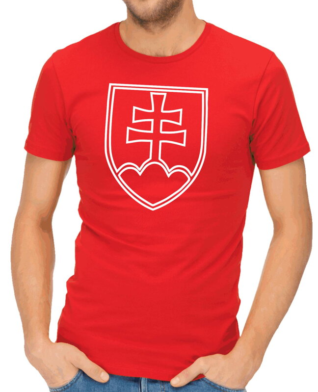 Tričko - Slovenský znak obrys Tričko - Slovenský znak obrys