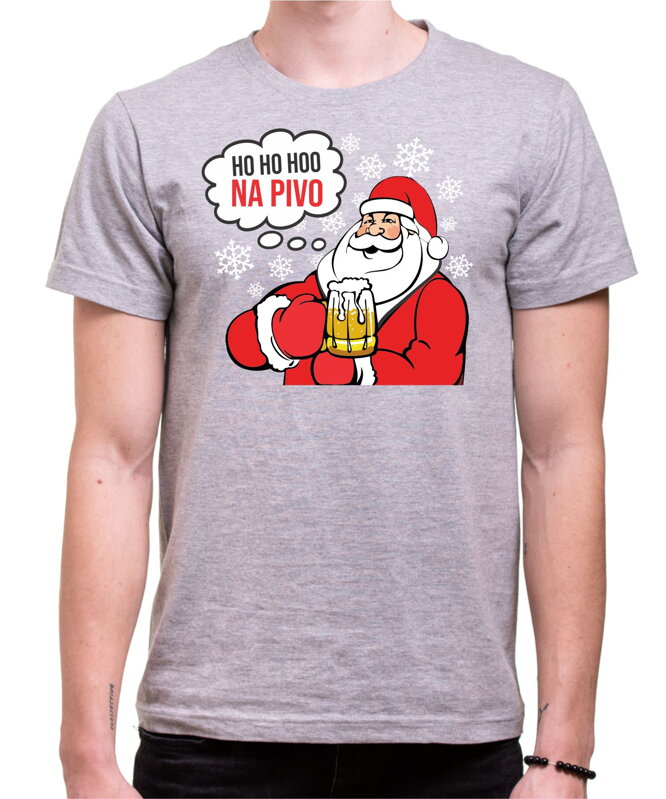 Tričko - HO HO HOO NA PIVO... Tričko - HO HO HOO NA PIVO...