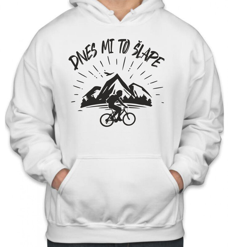 Cyklo mikina - Dnes mi to šlape Cyklo mikina - Dnes mi to šlape