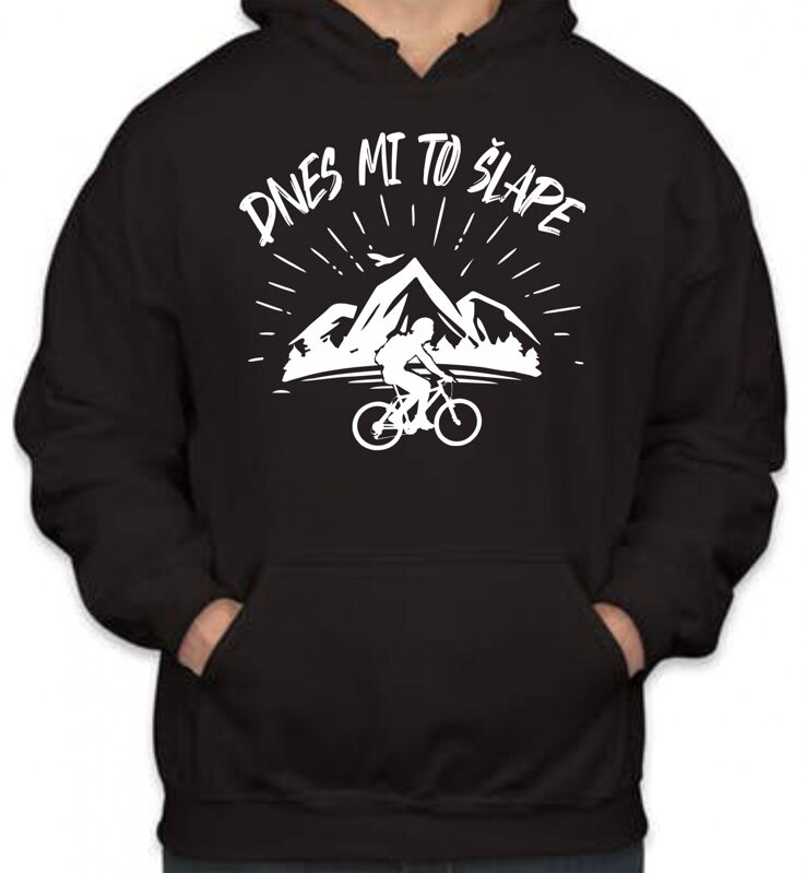 Cyklo mikina - Dnes mi to šlape Cyklo mikina - Dnes mi to šlape