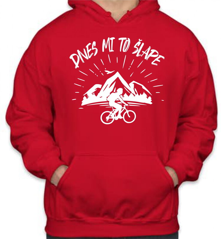 Cyklo mikina - Dnes mi to šlape Cyklo mikina - Dnes mi to šlape