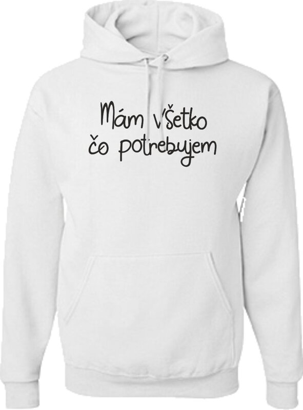 Partnerské mikiny - Mám všetko čo potrebujem/Ja som všetko (cena za 1ks) Partnerské mikiny - Mám všetko čo potrebujem/Ja som všetko (cena za 1ks)