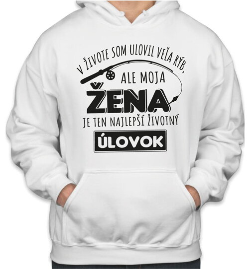 Rybárska mikina - Žena - životný úlovok Rybárska mikina - Žena - životný úlovok