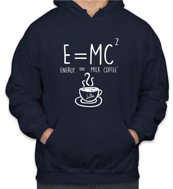 Mikina - E=mc² káva