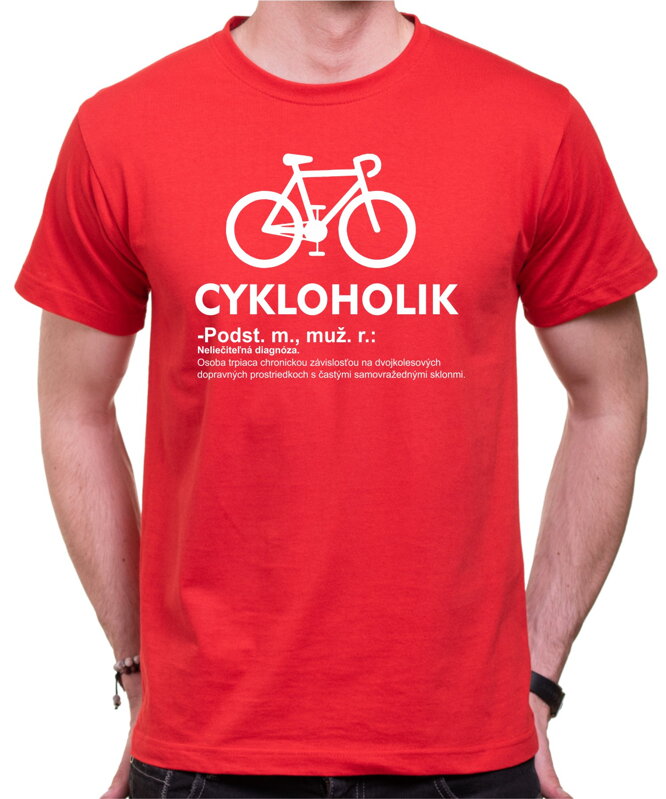 Cyklo Tričko - Cykloholik (diagnóza) Cyklo Tričko - Cykloholik (diagnóza)