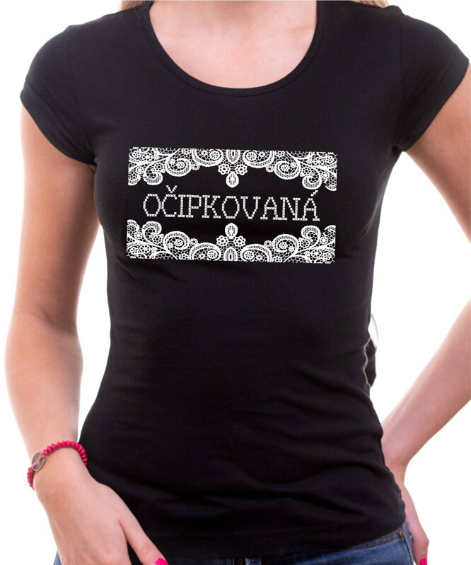 Dámske tričko - Očipkovaná Dámske tričko - Očipkovaná