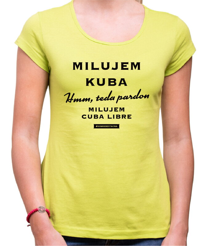 Tričko - Milujem Kuba (Libre)