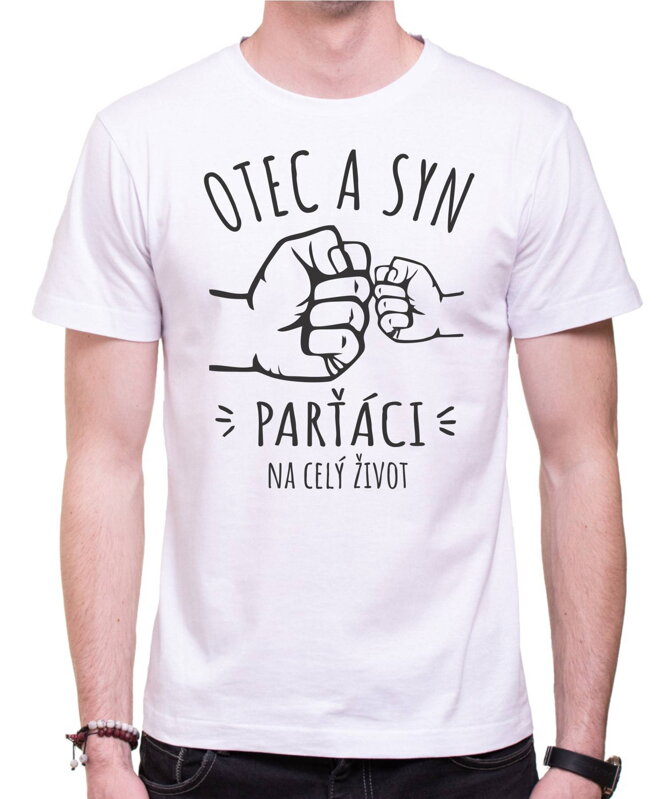 Tričko - Otec a Syn - parťáci na celý život Tričko - Otec a Syn - parťáci na celý život