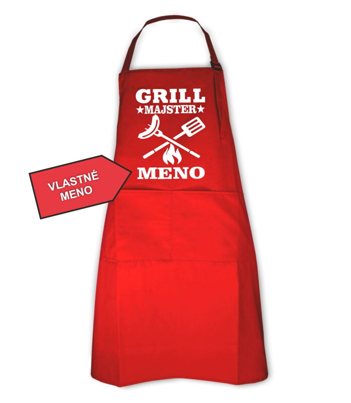 Zástera - Grillmajster (Vlastné meno) Zástera - Grillmajster (Vlastné meno)
