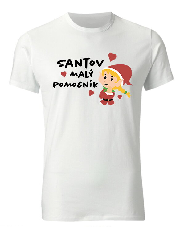 Detské tričko - Santov malý pomocník