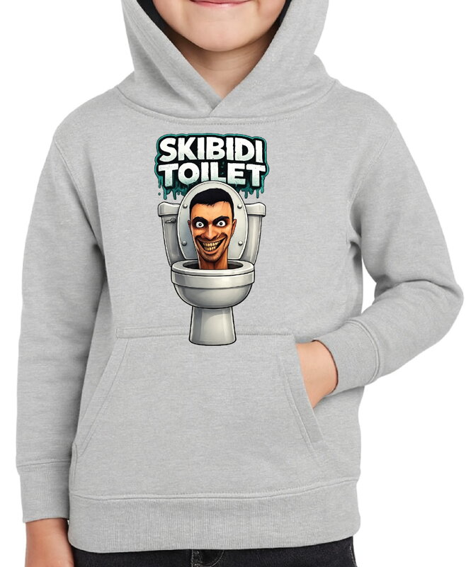 Mikina - Skibidi Toilet – vtipná potlač s toaletou