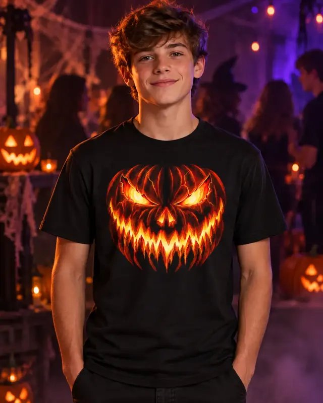 Tričko - Strašidelná Tekvica (Halloween)