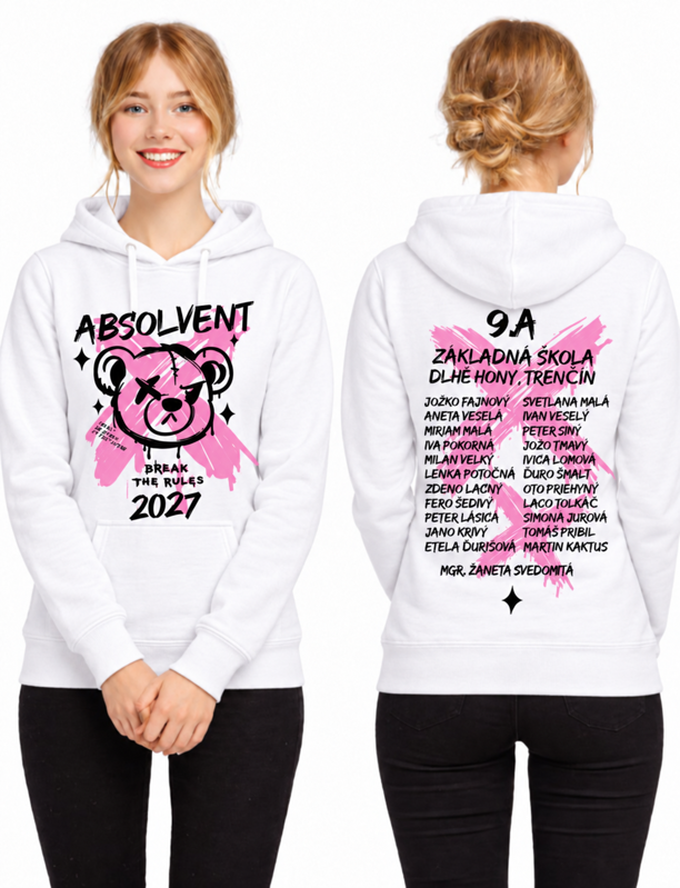 Absolventská mikina- Break the rules