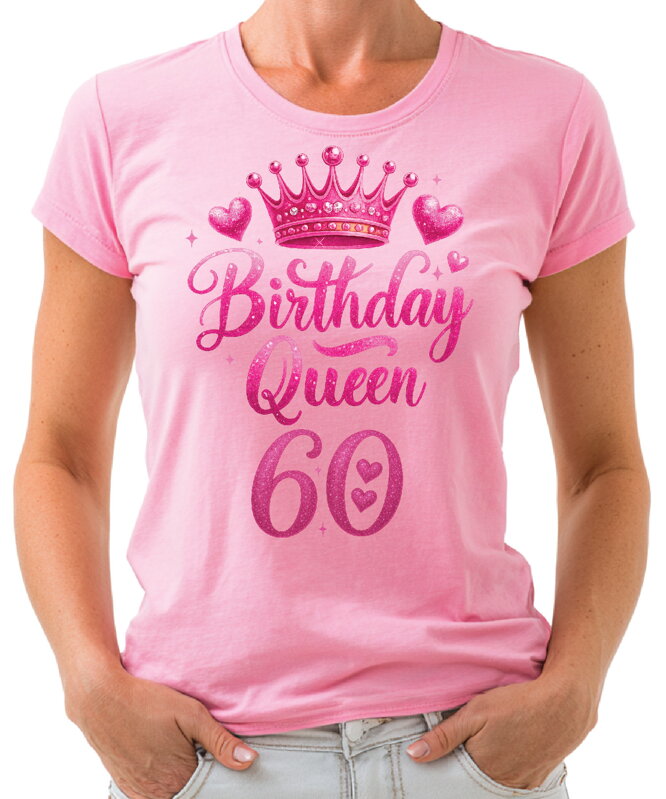 Narodeninové tričko - Birthday Queen 60 Narodeninové tričko - Birthday Queen 60