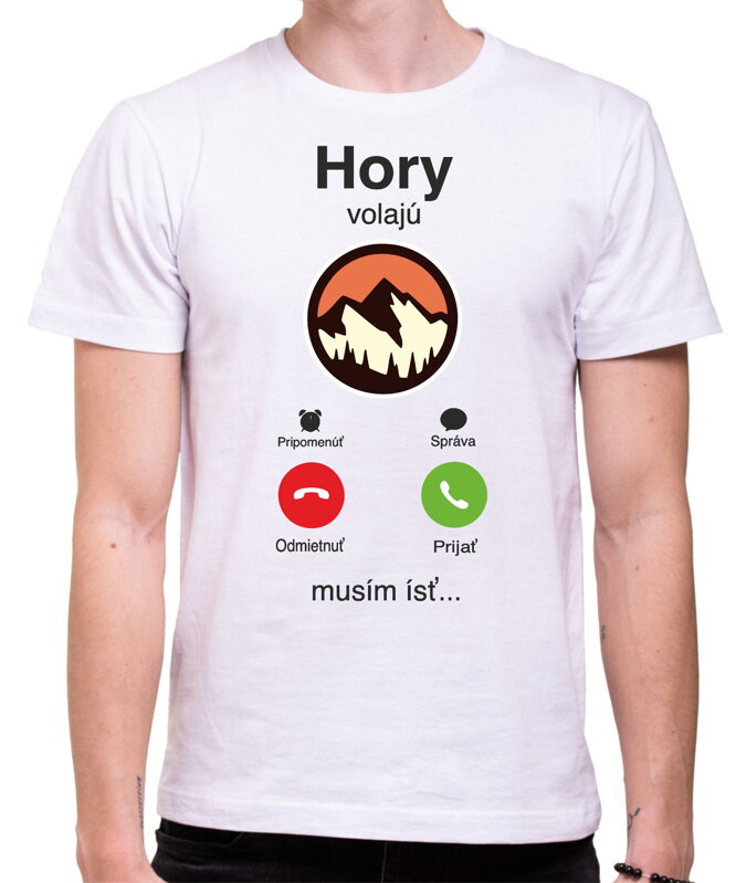 Tričko - Hory volajú Phone Tričko - Hory volajú Phone