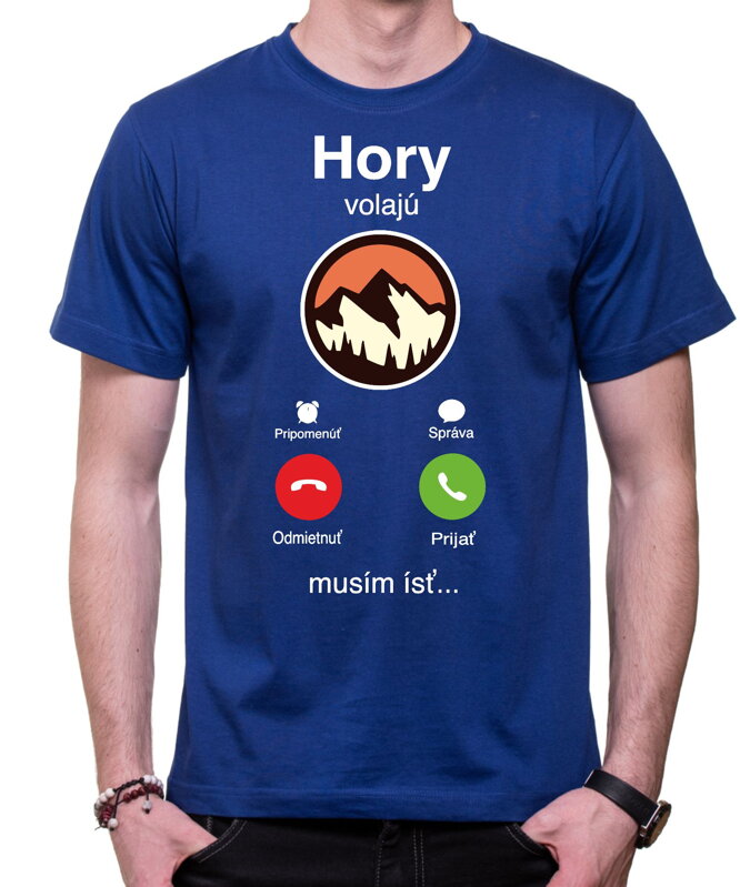 Tričko - Hory volajú Phone Tričko - Hory volajú Phone