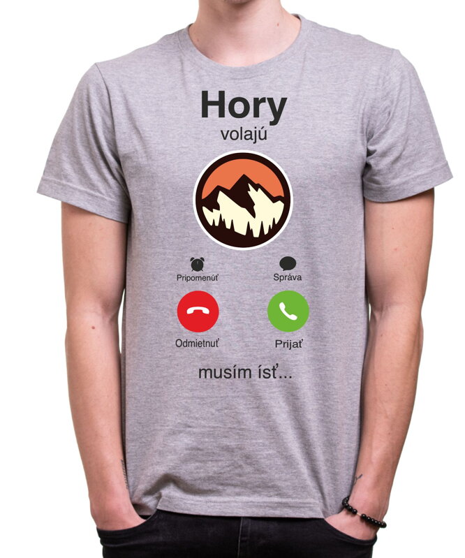 Tričko - Hory volajú Phone Tričko - Hory volajú Phone