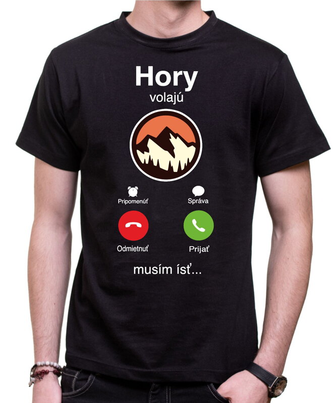 Tričko - Hory volajú Phone Tričko - Hory volajú Phone
