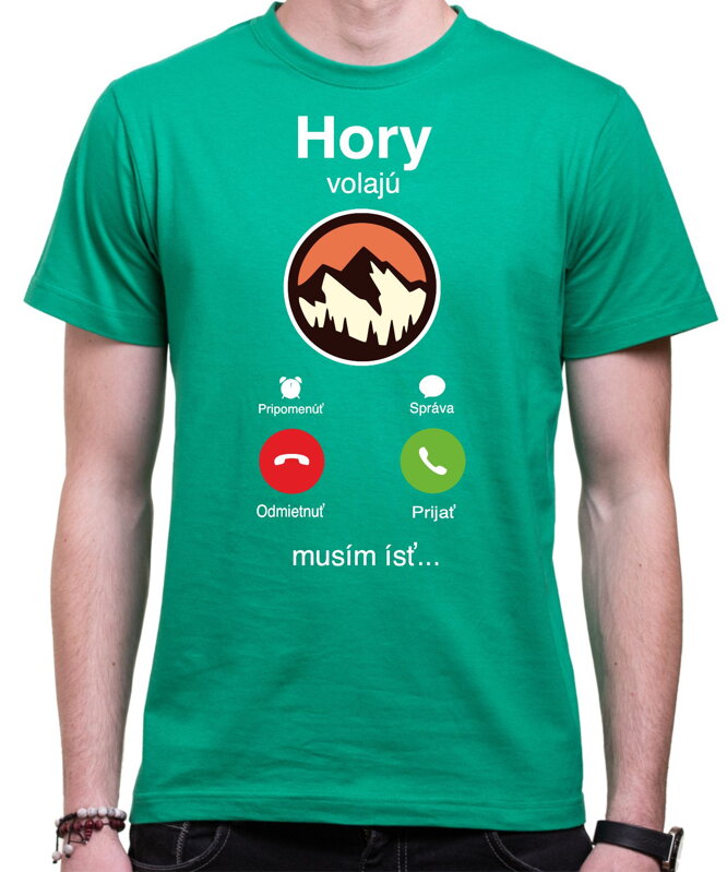 Tričko - Hory volajú Phone Tričko - Hory volajú Phone