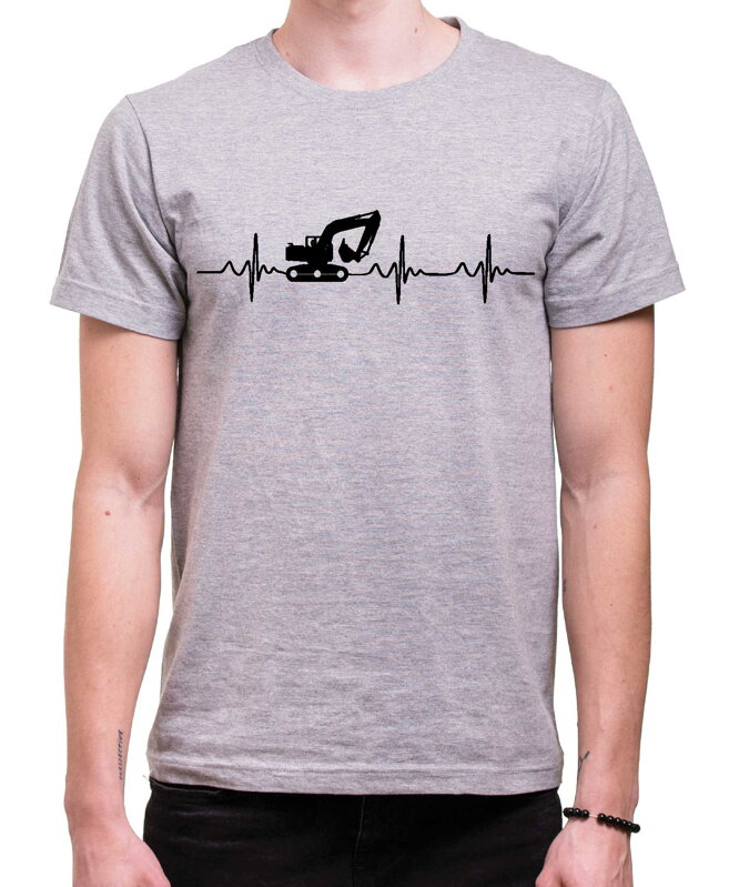 Tričko - EKG bager Tričko - EKG bager