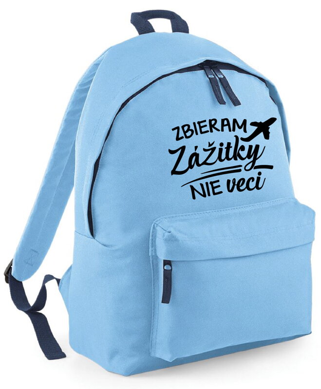 Batoh - Zbieram zážitky, nie veci Batoh - Zbieram zážitky, nie veci
