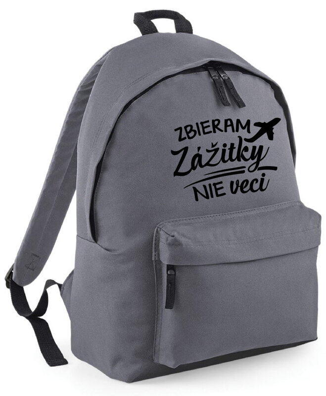 Batoh - Zbieram zážitky, nie veci Batoh - Zbieram zážitky, nie veci