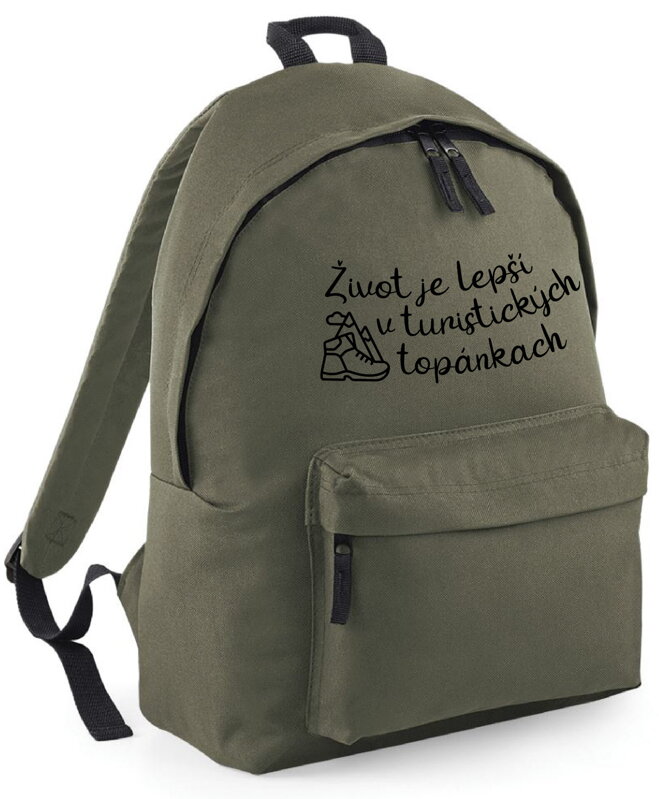 Batoh - Život je lepší v turistických topánkach Batoh - Život je lepší v turistických topánkach