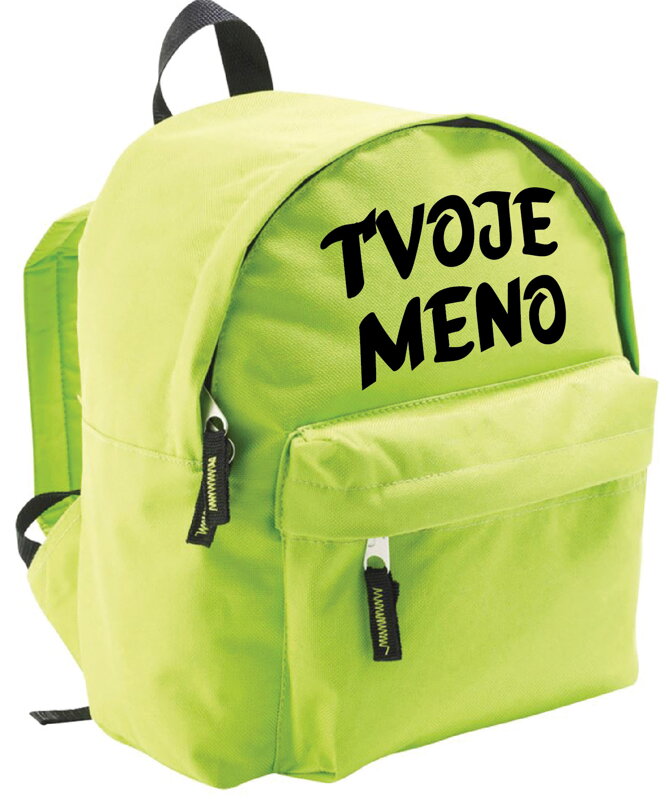 Detský batoh - Tvoje meno (tlačené) Detský batoh - Tvoje meno (tlačené)