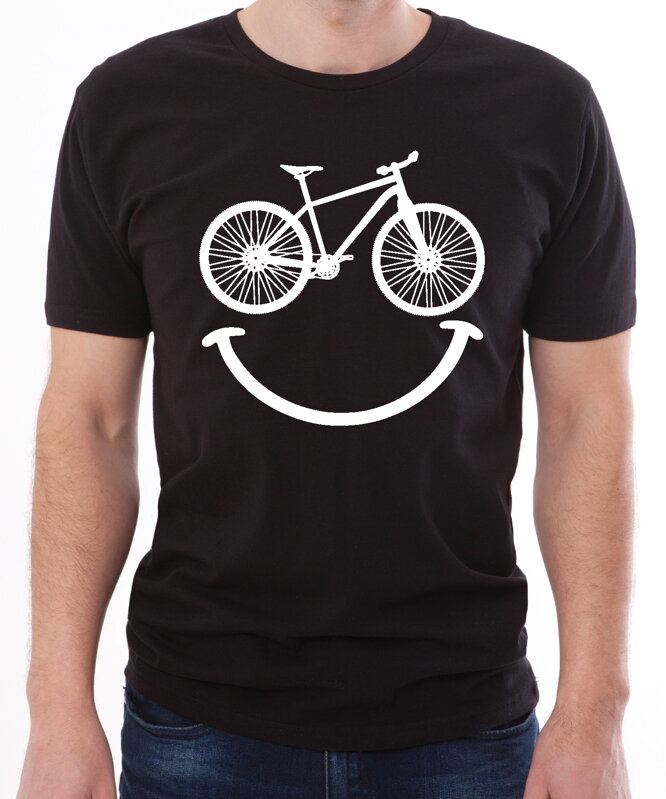 Cyklo tričko - Bike smajlík Cyklo tričko - Bike smajlík