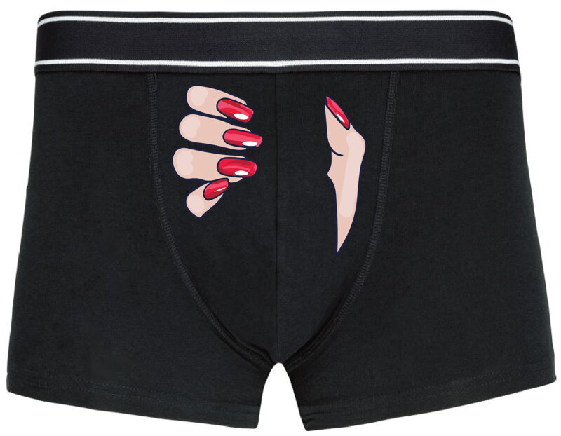 Pánske boxerky s vtipnou potlačou - Ruka