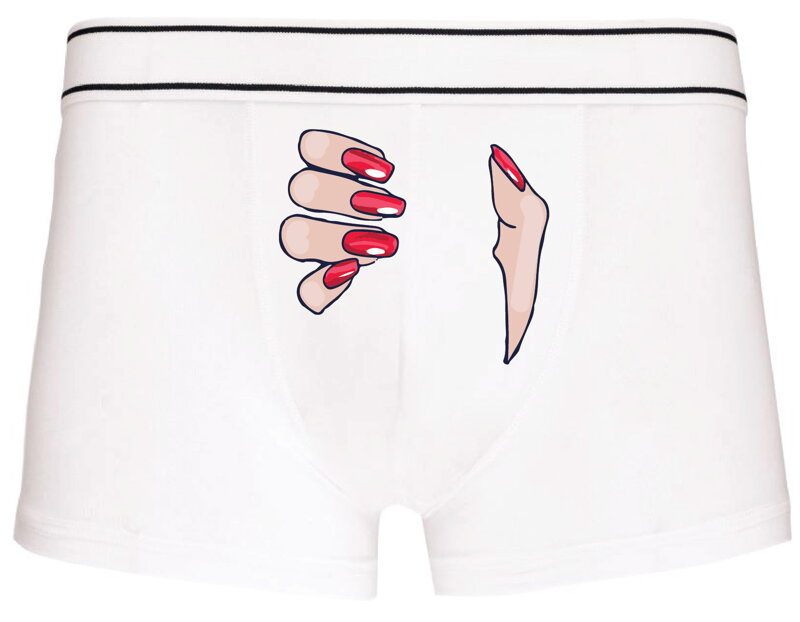 Pánske boxerky s vtipnou potlačou - Ruka