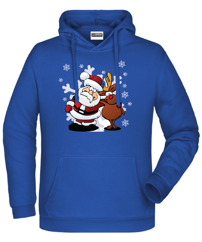Vianočná mikina - Santa a sobík